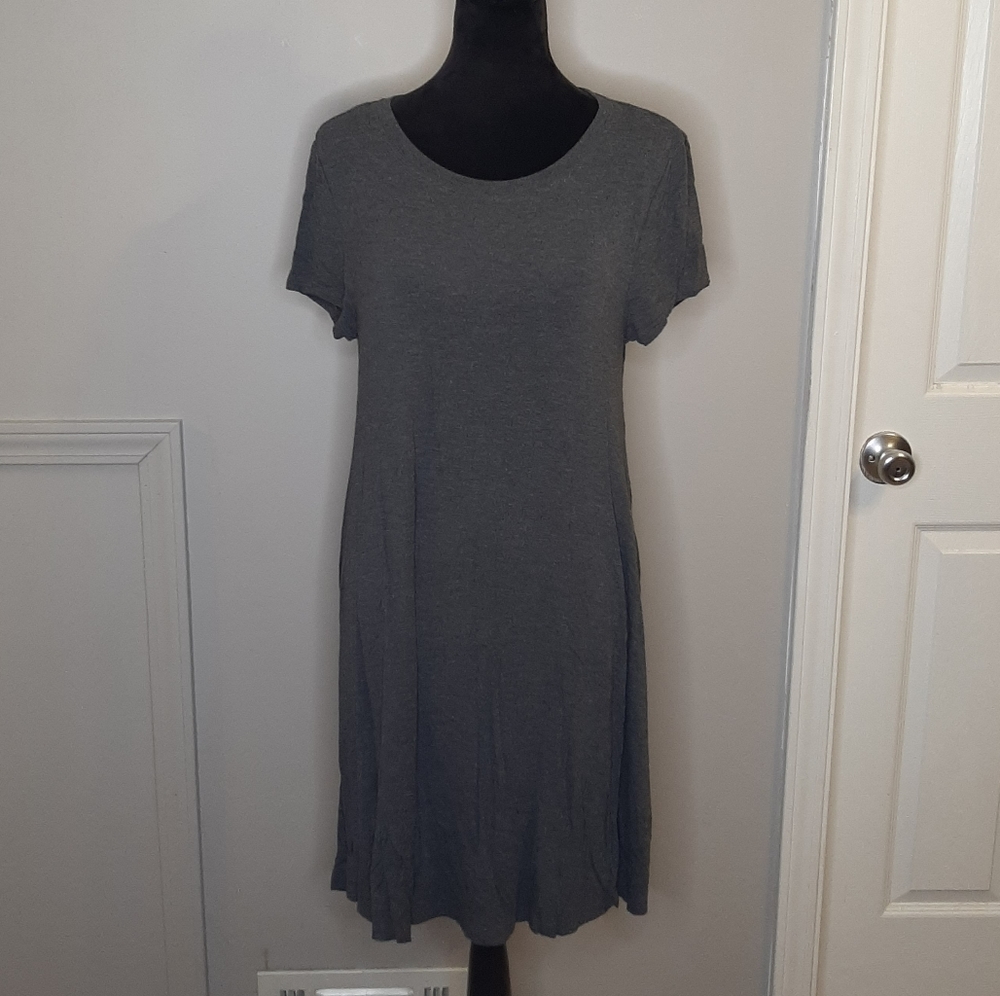Grey tshirt dress